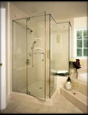 Borderless Shower Enclosures — Deck Building & Repair project by Garrety Glass