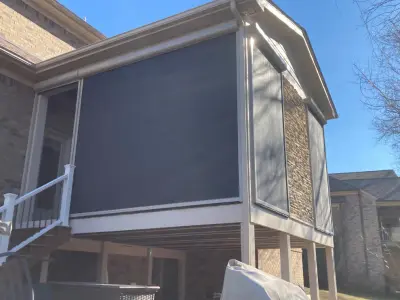 Retractable Screen Porch by Franklin Trex — Deck Building & Repair project by Nixon Renovations