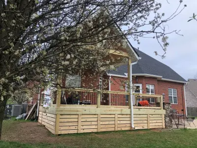 Gable expansion with terrace — Deck Building & Repair project by Epoch Construction LLC