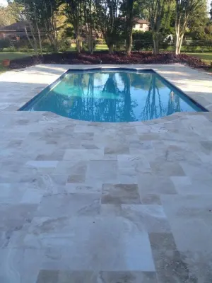 Richmond, Texas Geometric Pool — Deck Building & Repair project by Bratton Pools