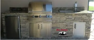 Georgetown Al Fresco Kitchen — Deck Building & Repair project by Big Ridge Outdoor Kitchens, LLC