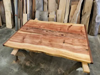 massive sequoia cooking island — Deck Building & Repair project by Diamond K Woodworks LLC