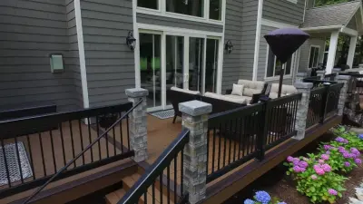 Gig Harbor Trex Decking with Deckorators Railing — Deck Building & Repair project by Northwest Decks