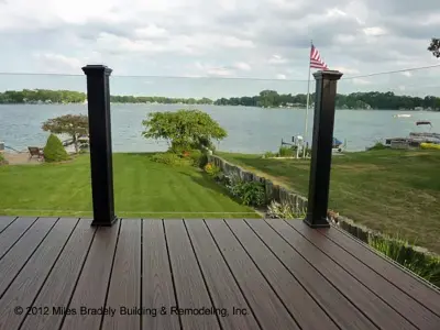 Transparent Barriers — Deck Building & Repair project by Miles Bradley Building And Remodeling