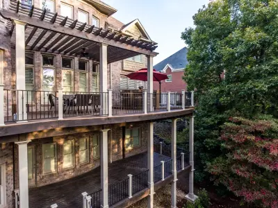 Exterior Design + Decks - Landscape Construction in Woodstock, GA