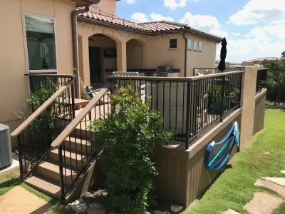 Beautiful Outdoor Cooking Area and Storage - San Antonio, TX — Deck Building & Repair project by Diamond Decks