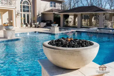 Richmond, TX Grand Pool and Spa — Deck Building & Repair project by Tradition Outdoor Living