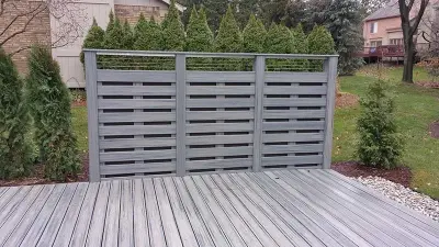 Ashen Privacy Barrier — Deck Building & Repair project by Miles Bradley Building And Remodeling