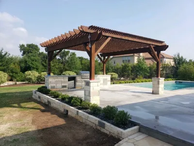 Pergola - Lakeway — Landscape Construction project by Sierra Outdoor Living, L.L.C. in Lakeway