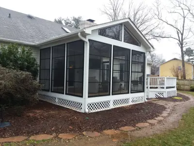 Greensboro NC Screened Porch with Window Conversion — Deck Building & Repair project by Archadeck Piedmont Triad