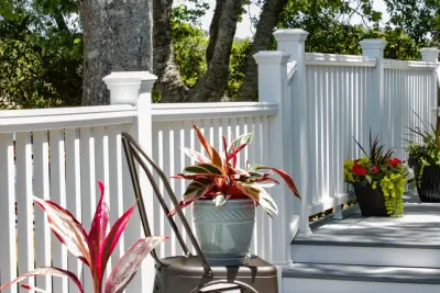 Oak Isle, NC Grey Porch and Hot Tub — Deck Building & Repair project by Trex Company INC