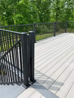 Deck with Steps for Heil — Deck Building & Repair project by Comfort Zones By Design LLC