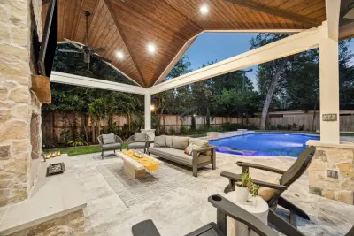 Highwood Road Initiative - Independent Pool House in Houston — Deck Building & Repair project by TCP Custom Outdoor Living
