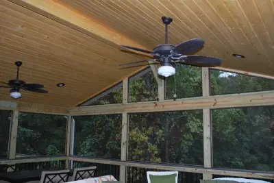 Homewood, AL, Deck and Screened Porch Combo with Outdoor Fireplace — Deck Building & Repair project by Archadeck Of Birmingham