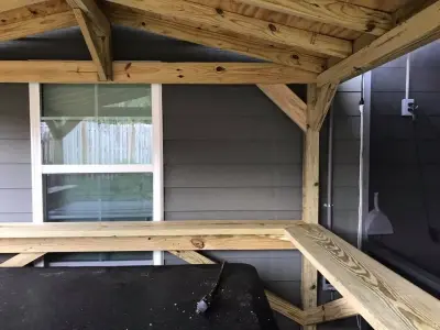 Spa Pavilion — Deck Building & Repair project by L3 Installer Services, LLC.