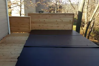 Spa Privacy Barrier Deck — Deck Building & Repair project by Deck & Drive Solutions