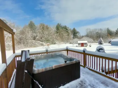 Patio Deck Featuring Hot Tub — Deck Building & Repair project by Recreation Unlimited