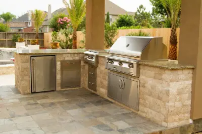 Hudo Al Fresco Kitchen — Deck Building & Repair project by HomeScapes