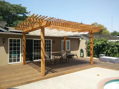 Endless Canopy Phifertex White — Deck Building & Repair project by Infinity Canopy
