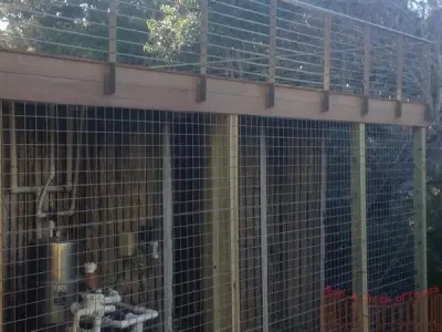 Poolside Ipe Hardwood Decking with Horizontal Pencil Rod Railing — Deck Building & Repair project by Austin Add-A-Deck