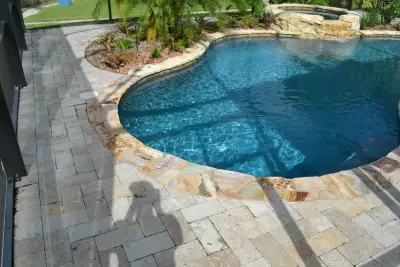 Jupiter Farms Travertine Patio Maintenance and Sealing — Deck Building & Repair project by Renew Crew Of Palm Beach County