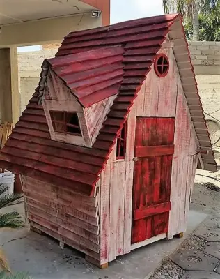 Children's playhouse — Deck Building & Repair project by Chaplain River Custom Sheds