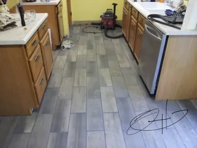 Culinary Flooring — Deck Building & Repair project by Sterling Pride Construction LLC