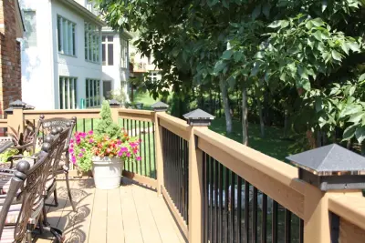 Kopp - Low Voltage Post Cap and Under Rail LED Deck Lighting — Deck Building & Repair project by Moonlight Decks LLC
