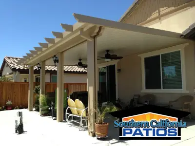 Alumawood Patio Cover in Lake Elsinore, CA — Deck Building & Repair project by Southern California Patios