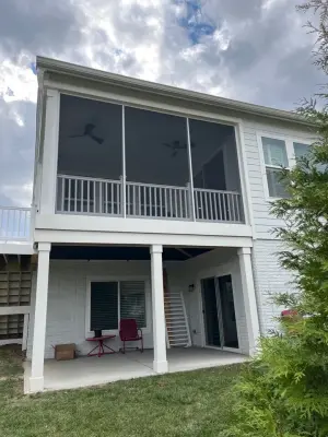 Frederick Lake Patio Enclosure — Deck Building & Repair project by Stoneridge Outdoor Living
