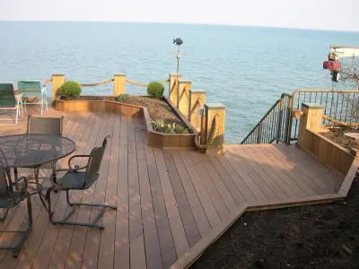 Ipe Hardwood Deck for Lake Michigan Backyard — Deck Building & Repair project by Unique Deck Builders