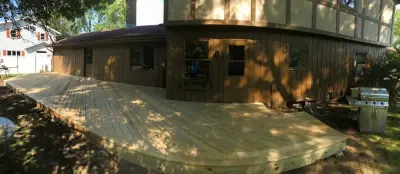 Spacious Outdoor Deck — Deck Building & Repair project by TECH FIVE Design & Build LLC