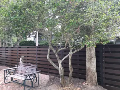 Side Shadow Box Fence — Deck Building & Repair project by Garden Home Spaces