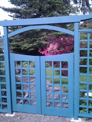 Grid Deer Barrier/Gate — Deck Building & Repair project by GreenCoast Carpentry