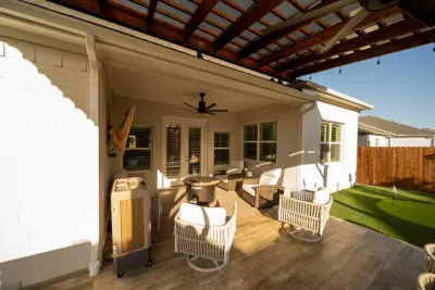 Leafgren Project - Total Backyard Transformation — Deck Building & Repair project by Panther City Arbor & Patio