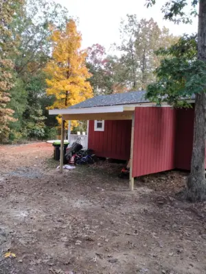 Lean-to Shelter — Deck Building & Repair project by Freeman Home Repair