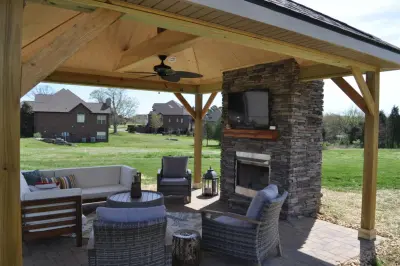 Lebanon TM Independent Canopy Porch/Patio — Deck Building & Repair project by Archadeck Of Nashville