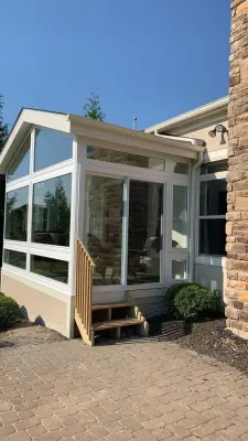 Dublin, Ohio Sunroom Living Space — Deck Building & Repair project by Ohio Exteriors
