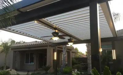 Louvered Outdoor Shade Solutions — Deck Building & Repair project by Texas Shade Warehouse