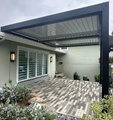 Louvretec: The Premier Adjustable Roof — Deck Building & Repair project by Elite Country Build