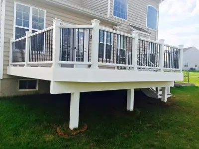 Easy Care Deck — Deck Building & Repair project by M.C. Fence And Deck
