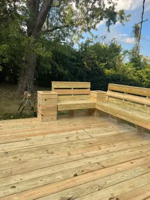Compact Deck — Deck Building & Repair project by A-List LLC