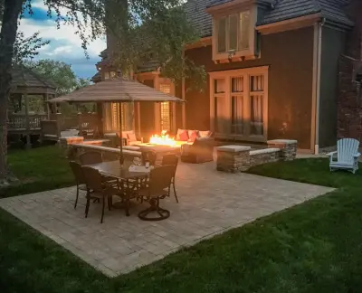 Opulent Leawood Initiative — Deck Building & Repair project by Kansas City Hardscapes