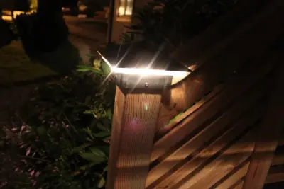 Lyneras - illuminated deck lighting with lighted post caps — Deck Building & Repair project by Moonlight Decks LLC