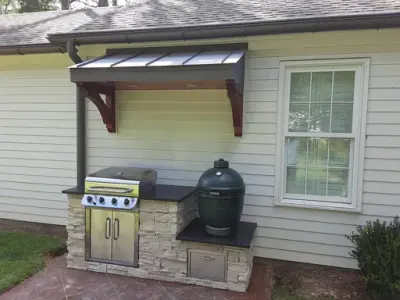 Outdoor Smoker and Grill Station in The Prado, Macon GA — Deck Building & Repair project by Archadeck Of Central GA