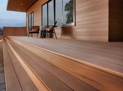 Mahogany - Classic Line - Saratoga, CA — Deck Building & Repair project by TimberTech