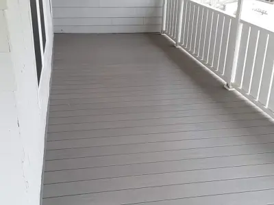 Nantucket Gray Watertight Deck in Maine — Deck Building & Repair project by Innovative Deck & Dock Solutions