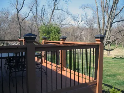 Marcinik - Low Voltage Lighted Post Cap Deck Lighting — Deck Building & Repair project by Moonlight Decks LLC