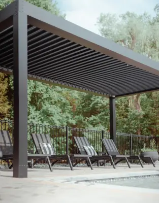 Masciulli Home - Northville, MI: StruXure Adjustable Pergola — Deck Building & Repair project by Skyview Detroit