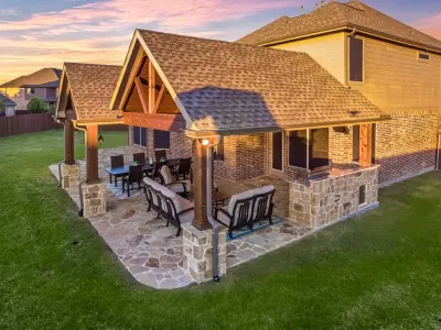 Maxwell Creek Outdoor Kitchen and Patio Cover — Deck Building & Repair project by TCP Custom Outdoor Living